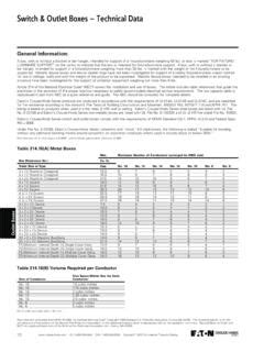 commericail electric data box|Switch & outlet boxes – technical data .